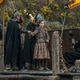 Alex Høgh (L) as Ivar the Boneless, Oran Glynn O’Donovan as Prince Igor
